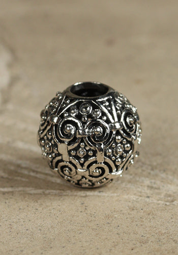 Viking Jewellery Bead Askur Silver