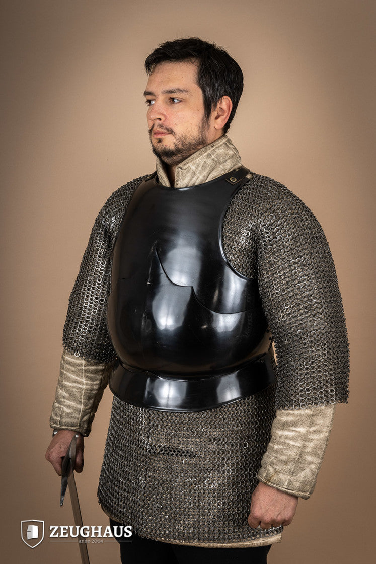 Brustplatte 15. Jh. 1,6mm poliert