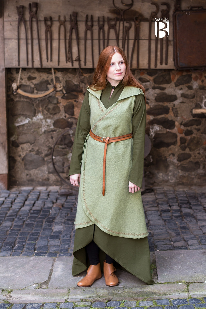 Wrap Dress Dala Linden Green