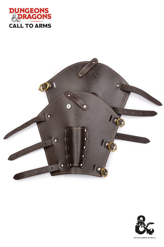 Dungeons & Dragons Rogue Leather Bracers Brown