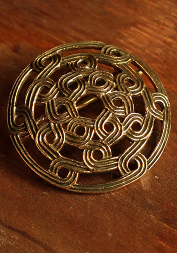 Viking Brooch Hagal Bronze