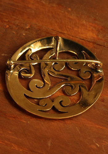 Celtic Brooch Isura Bronze