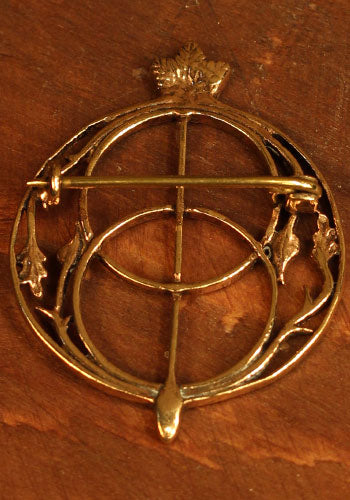 Celtic Brooch Avalon Bronze