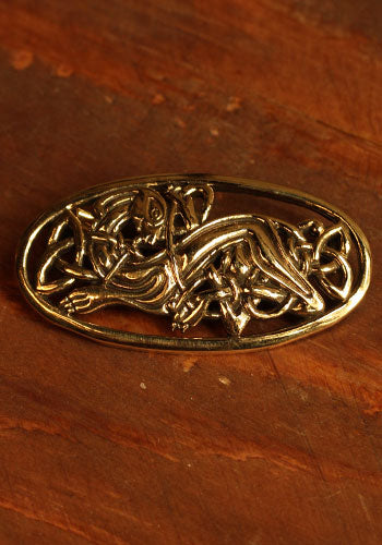 Celtic Brooch Culain Bronze