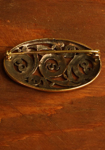 Celtic Brooch Tuatha Bronze