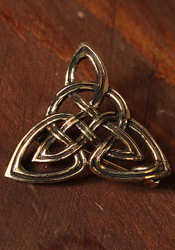 Celtic Brooch Trisana Bronze