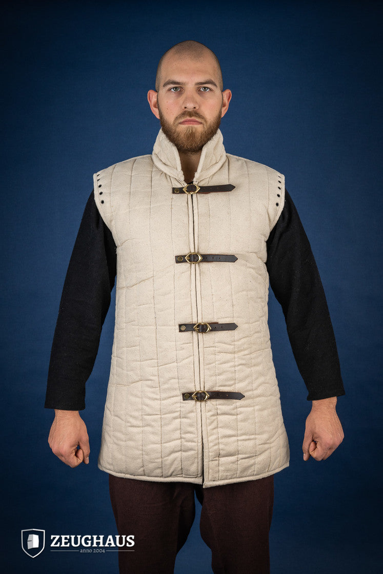 Gambeson With Removable Laced Arms Nature