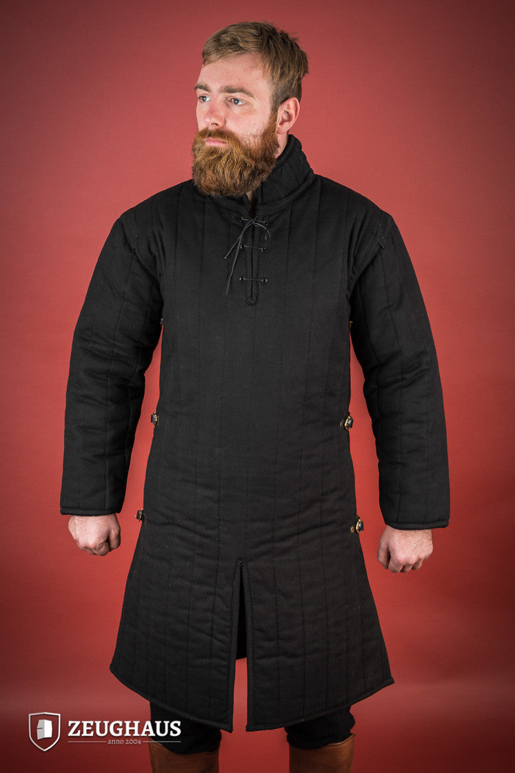 Gambeson mit Seitlichen Verschlüssen Schwarz