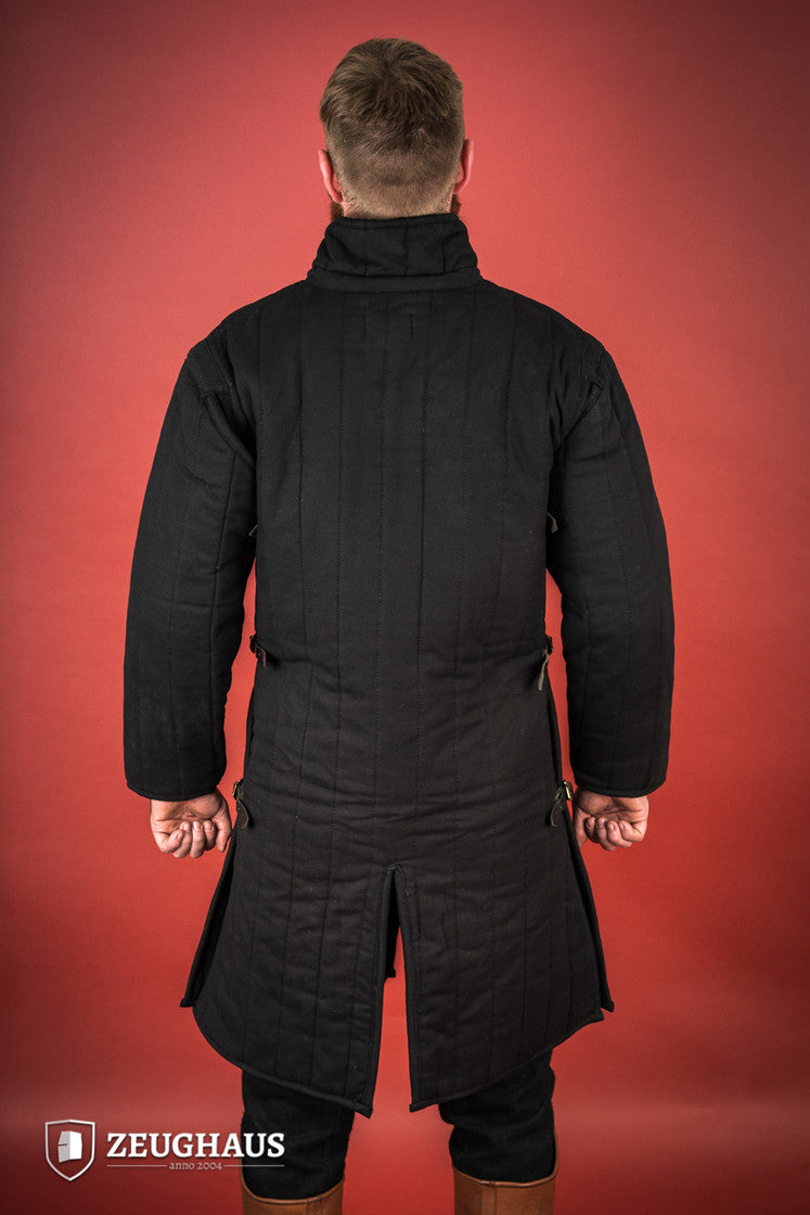 Gambeson mit Seitlichen Verschlüssen Schwarz