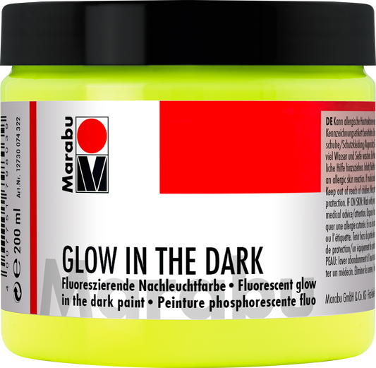 Marabu Glow in the dark Noctilucent Yellow 200 ml