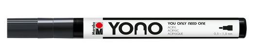 Marabu YONO Marker 0,5 - 1,5mm Black