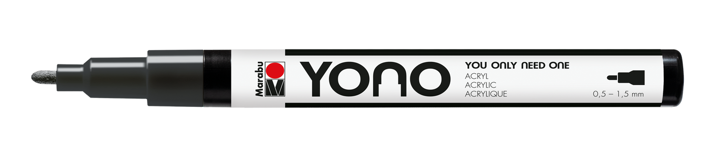 Marabu YONO Marker 0,5 - 1,5mm Black