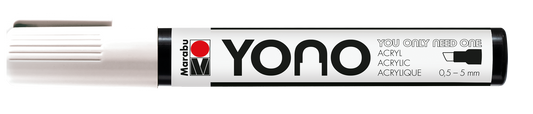 Marabu YONO Marker 0,5 - 5mm Weiß