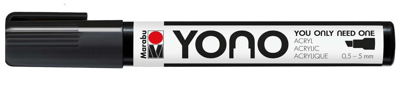 Marabu YONO Marker 0,5 - 5mm Black