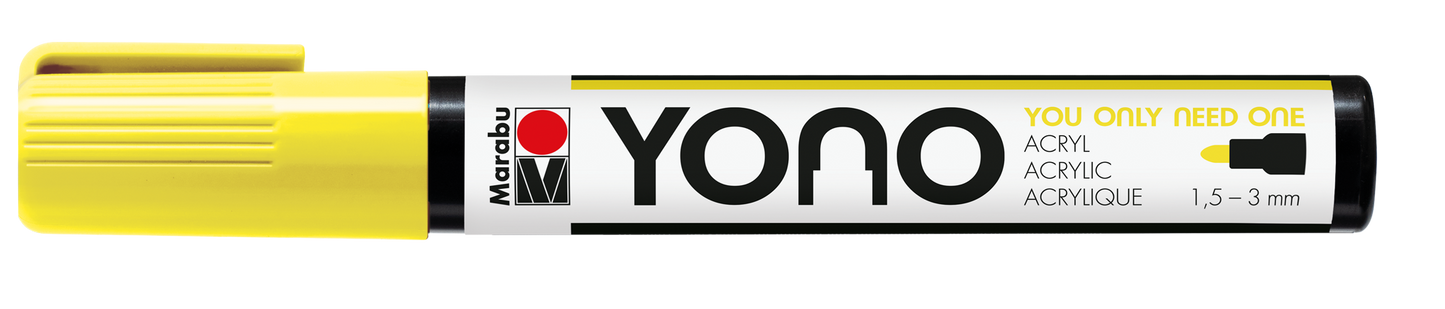 Marabu YONO Marker 1,5 - 3mm Neon Yellow