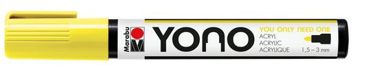 Marabu YONO Marker 1,5 - 3mm Neon Yellow