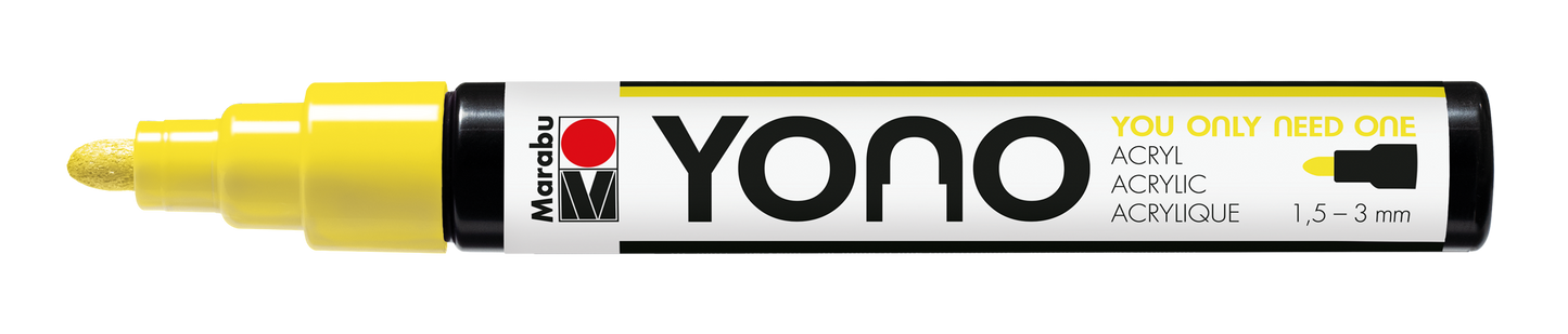 Marabu YONO Marker 1,5 - 3mm Neon Yellow