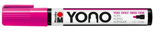 Marabu YONO Marker 1,5 - 3mm Neon Pink