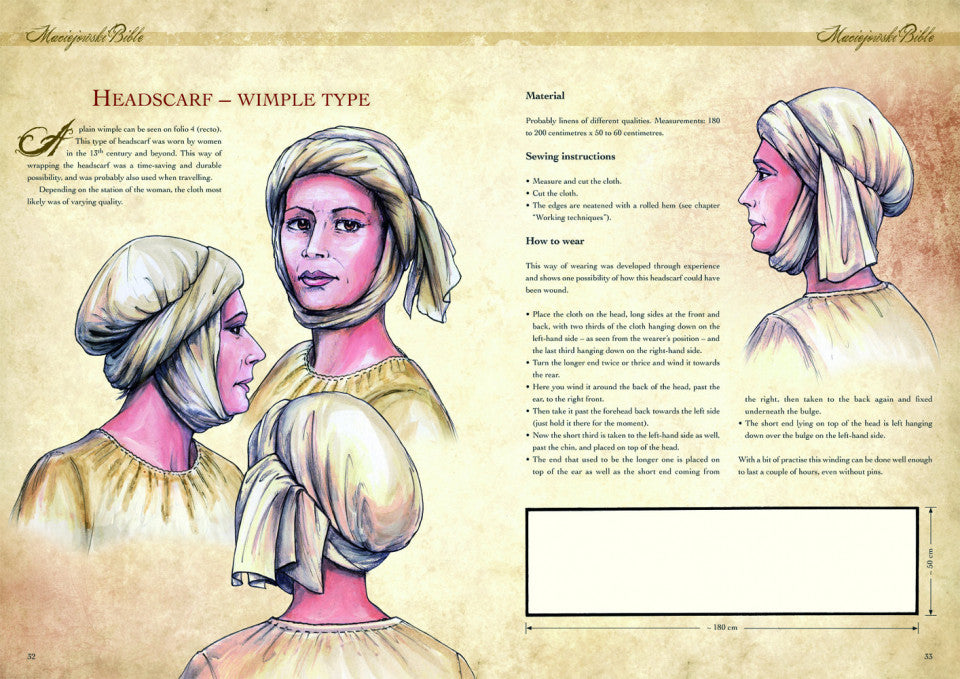 Make your own medieval clothing - Headwear for men and women