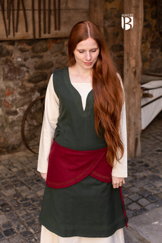 Wool Wrap Belt Ketra Red