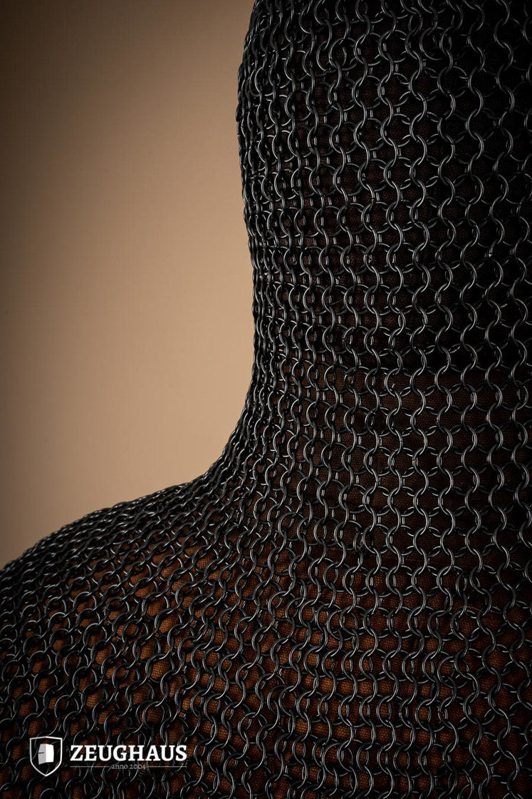 Chainmail Hood Roundring 10mm Burnished