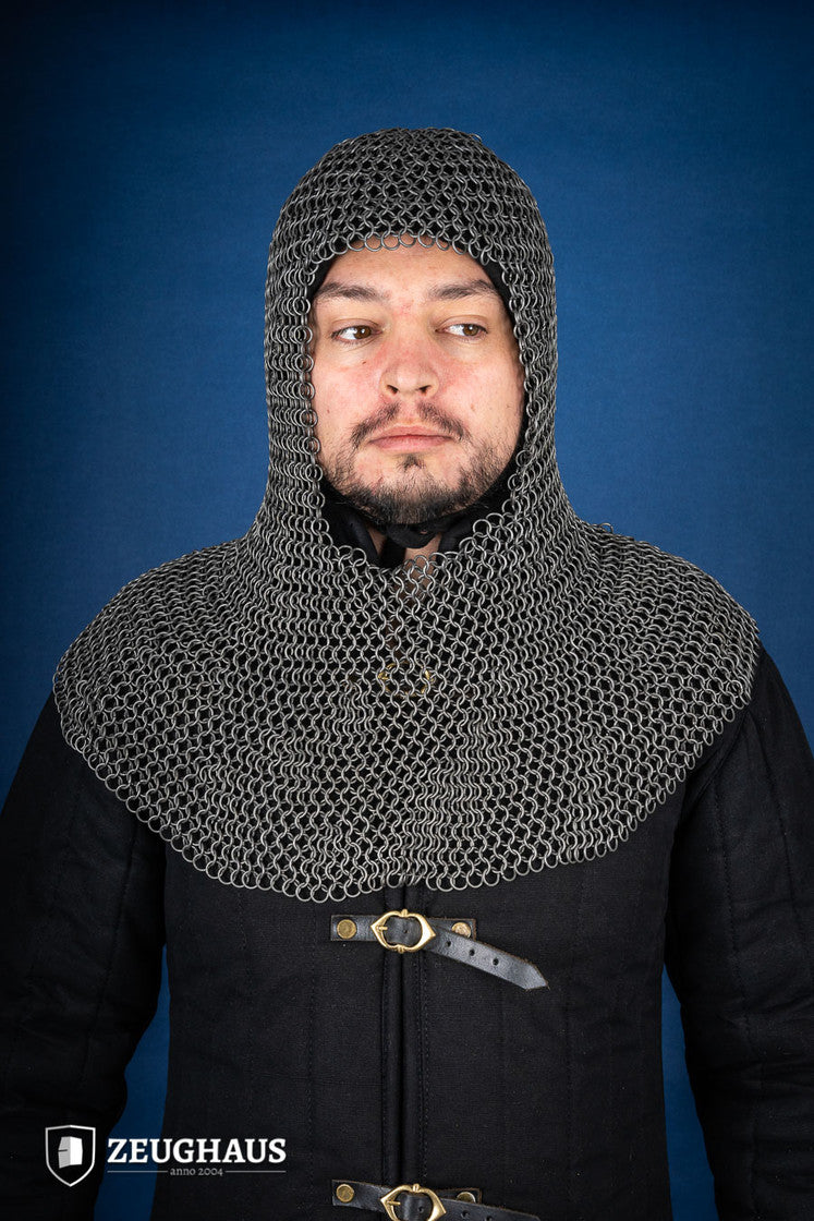 Chainmail Hood Roundring 9mm Steel Oiled