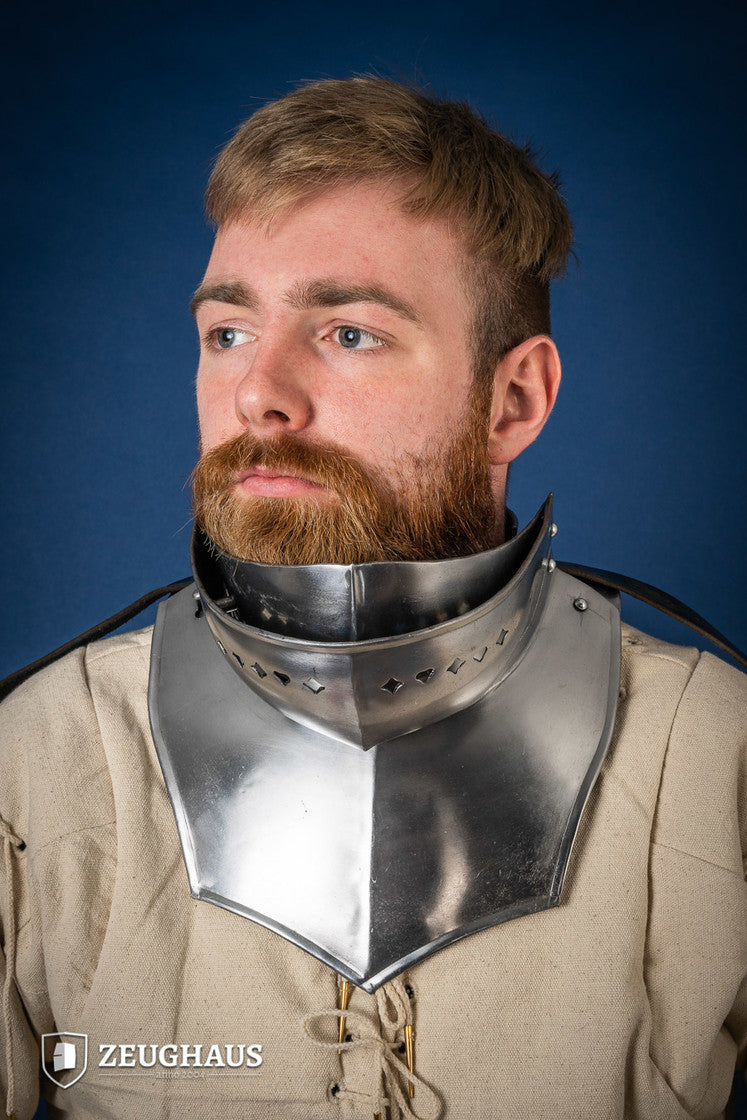 Gorget with Bevor 1,6 mm Polshed