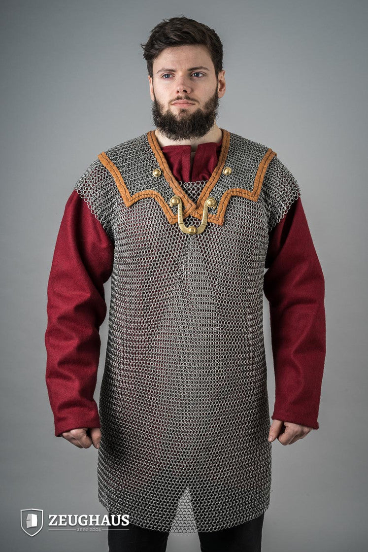 Roundring Chainmail Lorica Hamata 9 mm Oiled Steel B-Stock