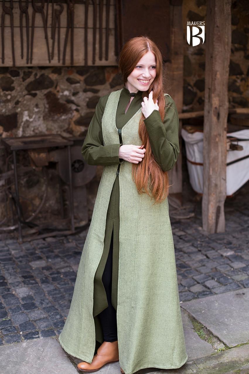 Sleeveless Coat Maiva Linden Green