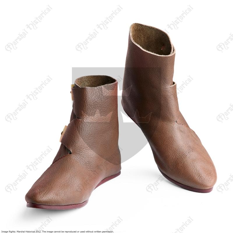 Early medieval Viking Boots Jorvik Brown