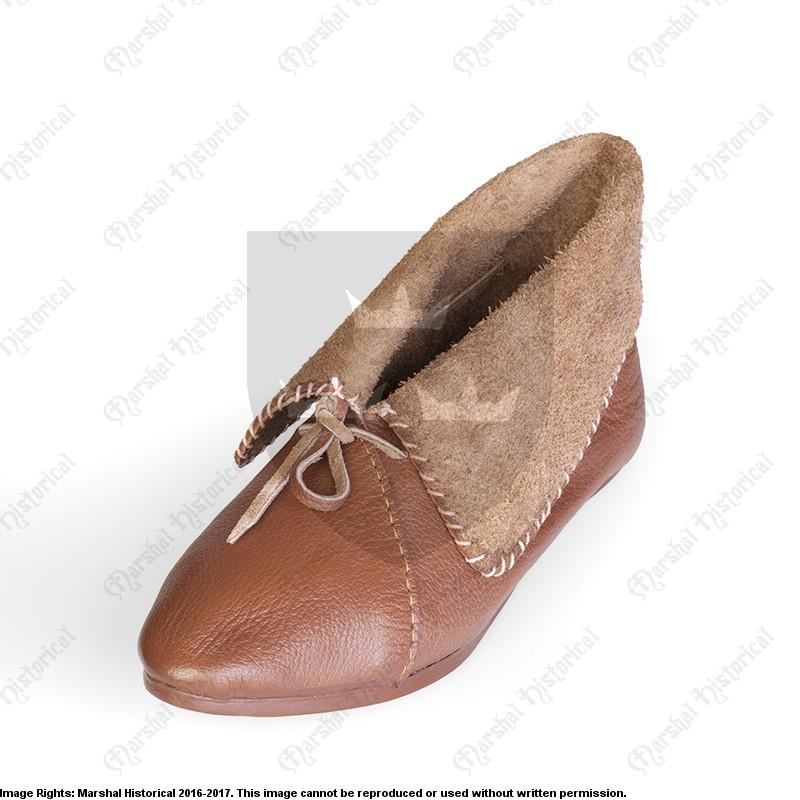 13th - 14th Cent. Medieval Shoes Brown