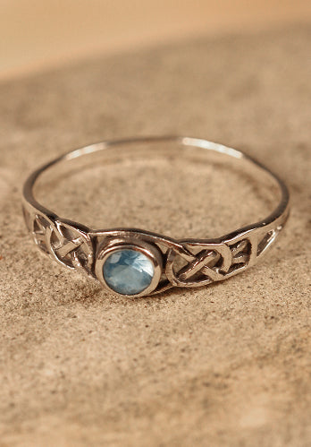 Celtic Ring Tamia Blue