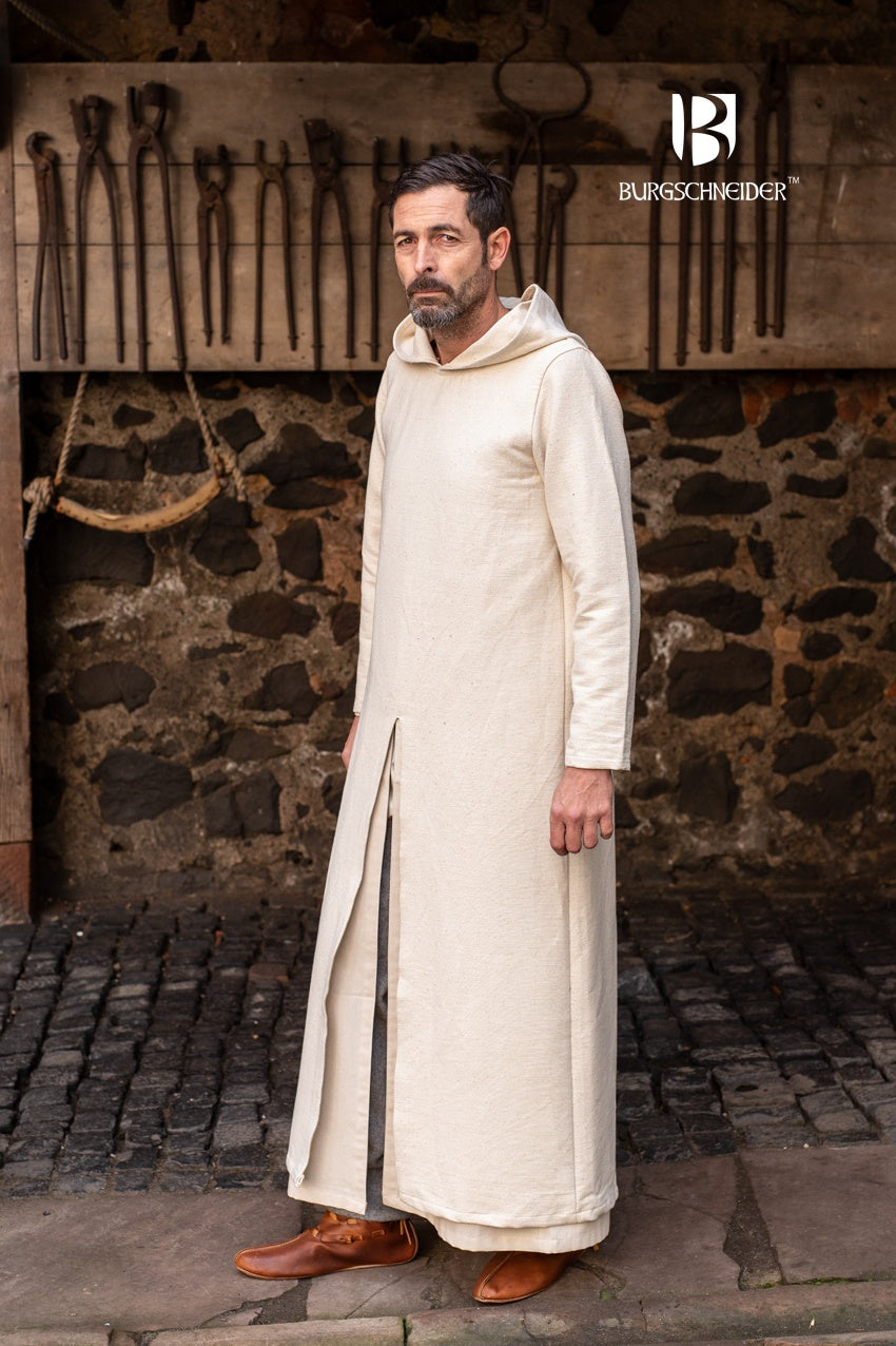 Hooded Long Tunic Renaud Natural