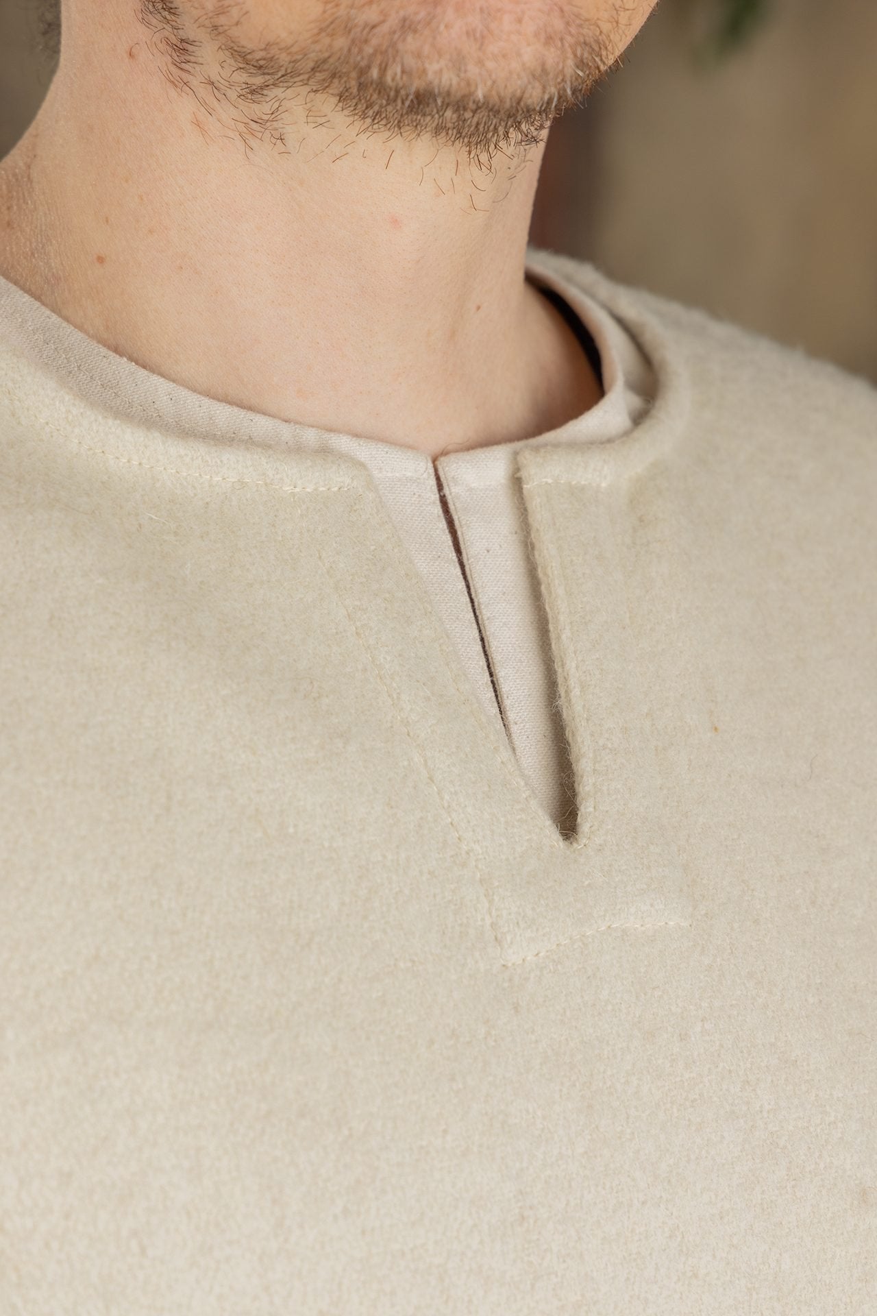 Wool Tunic Lodin Natural