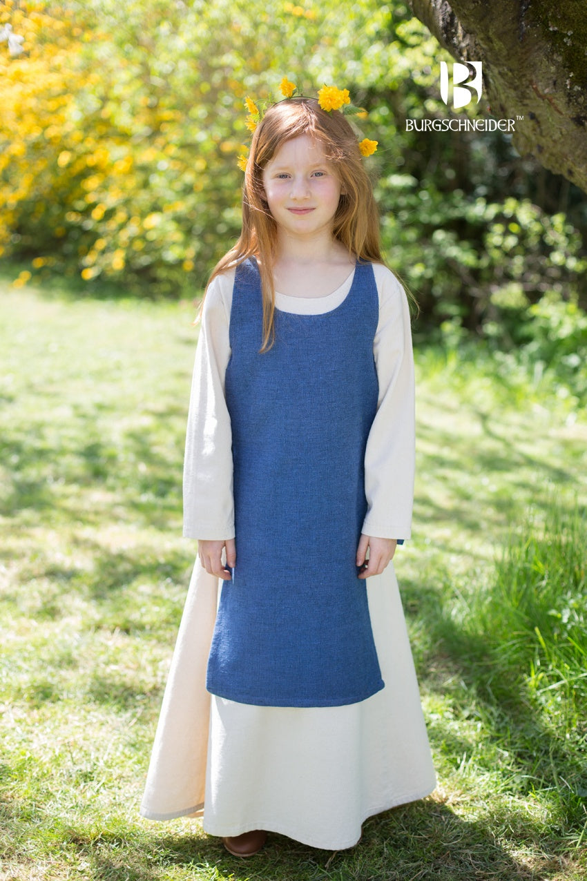 Children's Over Dress Ylva Ocean Blue